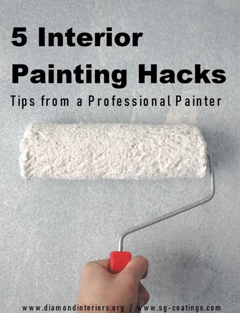 5 Interior Painting Hacks - Tips from a Professional Painter Paint Roller Hacks, Textured Paint Rollers, Painting Supplies List, Caulking Tips, Melbourne Apartment, Painting Hacks, Apartment Painting, Top Paintings, Interior Colors