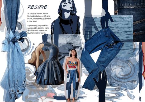 Croquis, Mood Board For Fashion Designers, Fashion Portfolio Moodboard, Architectural Inspired Fashion, Fashion Designer Video, Denim Mood Board, Fashion Design Collage, Denim Moodboard, Fashion Design Inspiration Board