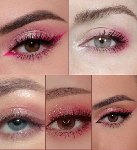 Whether it's soft and romantic or bold and daring, explore our pink makeup ideas today. #PinkEyeMakeup #MakeupInspiration #EyeMakeupIdeas" Get pretty in pink with these eye-catching pink makeup ideas! Explore stunning looks now. #PinkEyeMakeup #MakeupInspo" Makeup For Round Face Shape, Makeup For Round Face, Pink Makeup Ideas, Pink Eye Makeup, Round Face Shape, Pink Makeup, Face Shape, Round Face, Makeup Inspo