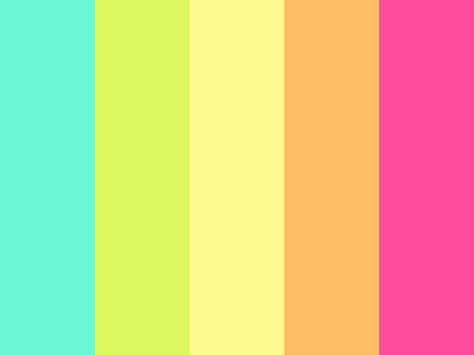 Neon Colour Palette, Kindergarten Colors, Create Color Palette, Color Design Inspiration, Cool Color Palette, Hex Color Palette, Color Palette Challenge, Color Palette Bright, Tropical Colors