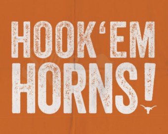 Hook Em Horns Texas Longhorns, Hookem Horns, College Prints, Reading Corner Kids, Longhorns Football, Hook Em Horns, Ut Austin, Adult Crafts, Learn Art