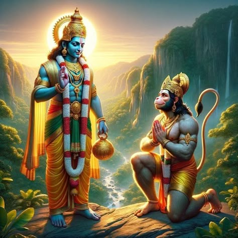 God Illustrations Wallpaper For Pc, Hanuman And Ram Hd Wallpaper, Hanuman Ram Hd Wallpaper, Lord Hanuman With Ram, Hanuman And Krishna, Ram Ji And Hanuman Ji, Lord Ram And Hanuman, Ram Sita Hanuman, Hanuman Ji 4k Wallpaper