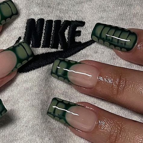 GEL-X NAILS (RIVERSIDE, CA) (@myprettyset) posted on Instagram: “green croc #gelnails #gelxnails #gelxapres #apresgelx #après #riversidenails #inlandempirenails #nails #nailsofinstagram #nailartist…” • Dec 23, 2021 at 1:22am UTC