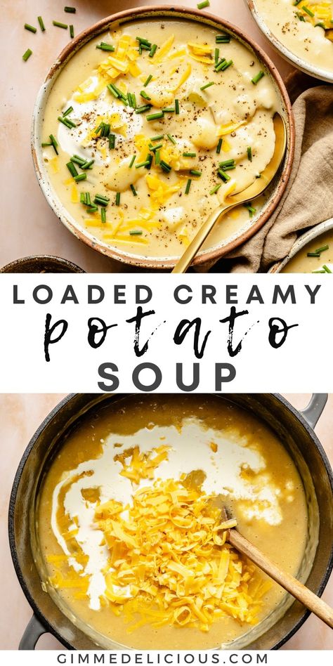 Cheese Potato Soup Recipe, Potato Soup Made With Cream Cheese, Potato Soup With Cheese, Potato Soup Cream Cheese, Potato Soup With Cream Cheese, Potato Onion Soup, Creamy Chicken Potato Soup, Potato And Cheese Soup, Potato Cheese Soup