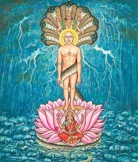 Parasnath Bhagwan Wallpaper, Jainism Drawings, Tirthankar Images, Jainism Paintings, Jain Paintings, Jain Stavan, Hindu Artwork, Mythology Paintings, Ancient Indian Art