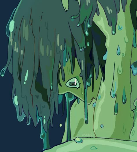 Jac on Instagram: “Chapter Six- In which howl expresses his feelings with green slime #art #doodles #howlsmovingcastle” Howl Green Slime, Slime Green Aesthetic, Green Slime Aesthetic, Slime Person, Logan Core, Green Pfps, Slime Oc, Green Doodles, Slime Character