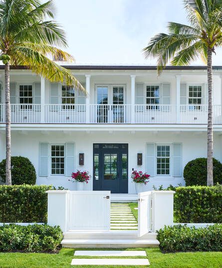 PALM BEACH LIVING as seen in Ocean Home, Florida Design, AD Poland, Tatler Asia and more Raised Beach House Exterior, Dream Beach Houses Exterior, Beach Houses Exterior, Florida Style Homes, Bar House, Upper West Side Apartment, Beach House Aesthetic, Ocean Home, Front Facade