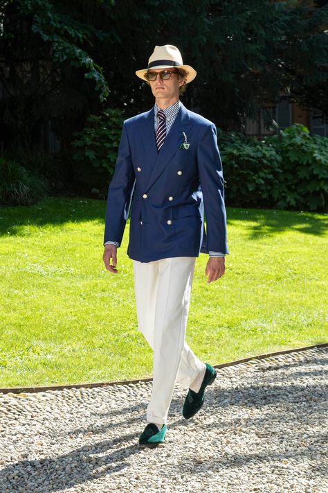 Dunhill Spring 2025 Menswear Collection Kentucky Derby Outfit For Guys, Kentucky Derby Outfit Men, Derby Outfits Men, Kentucky Derby Outfit, Vintage Groom, Saturday Outfit, Derby Outfits, Spring 2025, Mens Fashion Classic