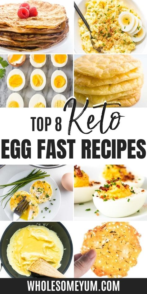 Keto Egg Fast Diet: Rules, Meal Plan, & Recipes | Wholesome Yum Zone Diet Meal Plan, Egg Fast Diet, Meal Plan Recipes, Keto Egg Fast, Stomach Fat Burning Foods, Diet Rules, Keto Diet Results, Wholesome Yum, Fast Diet