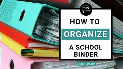 How To Organize Binders For School, High School Binder Organization, Cute Binder Ideas For School, Middle School Binder Organization, Binder Organization Ideas School, Cute Binder Ideas, Student Binder Organization, School Binder Organization, Pencil Organization