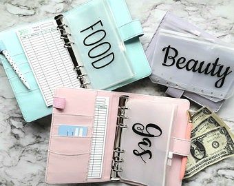 Money Envelope System, Budget Wallet, Planner Wallet, Personalized Bridal Shower Gifts, Money Planner, Cash Envelope Wallet, Cash Budget Envelopes, Budgeting System, Cash Budget