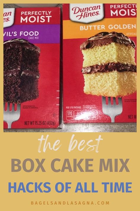 Discover box cake mix hacks that you can use for store bought boxed mixes like yellow, chocolate, white, vanilla, even red velvet. These recipes call for extra dairy like butter, millk and eggs to make the mix much richer. They won't believe it didn't come from a bakery. Best Box Cake Mix Hacks, How To Make Boxes Cake Taste Like Bakery, How To Make Box Cake Mix Taste Like Bakery, Best Box Yellow Cake Recipe Moist, How To Cut A Boxed Cake Mix In Half, Butter Box Cake Mix Recipes, Best Cupcakes From A Box Cake Mixes Dessert Recipes, Butter Cake Box Mix Recipes, Cake Mix Box Hacks