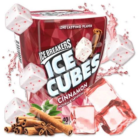 Ice Breakers Gum, Ice Cubes Gum, American Snacks, Gum Flavors, Tim Tam, Jelly Bag, S'mores, Ice Breakers, Chewing Gum