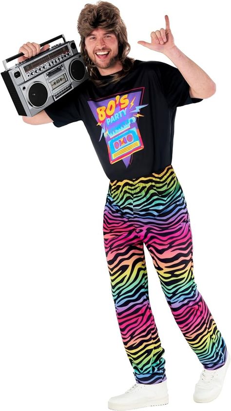 Amazon.com: Morph Cool 80s Costumes For Mens 80s Outfit Men's 80s Costumes Mens 80s Costumes 80s Mens Outfit 80s Mens Costume L : Clothing, Shoes & Jewelry Mens 80s Outfit, Mens 80s Outfits, Mens 80s Costume, 80s Mens Outfits, 80's Halloween Costumes, 80s Outfits Men, 80s Men Fashion, 80s Costumes, Outfit 80s