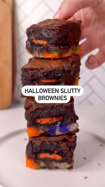 Halloween Cheesecake Brownies, Spooky Oreo Brownies, Pillsbury Halloween Cookie Brownies, Halloween Cream Cheese Swirl Brownies, Sugar Cookie Oreo Brownie Halloween, Lilluna Pumpkin Brownies, Pillsbury Halloween Cookies, Pillsbury Cookies, Halloween Brownies