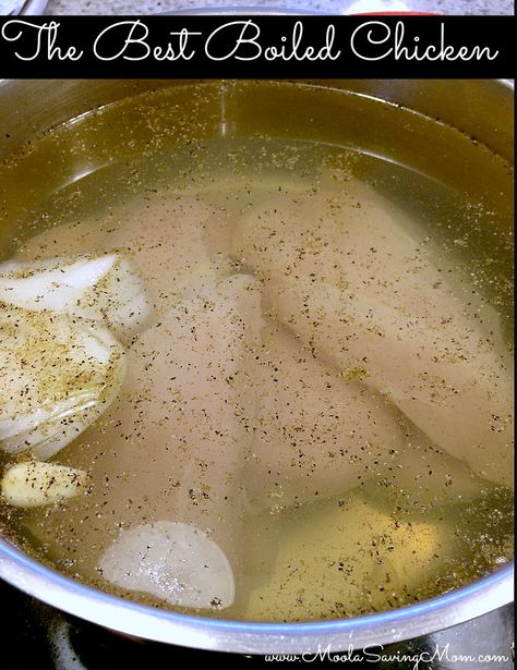 I used a lot of boiled chicken in recipes.  From Enchiladas to Tacos to soups and casseroles.  It’s pretty much a staple in my house. However, boiled chicken is well…..boring.  Even adding other flavors later it just needs something to give it a little boost. Ingredients: Chicken breast Water to cover (or use chicken broth for … Boil Whole Chicken, Boiled Chicken Recipes, Chicken Recipes Healthy, Boiled Chicken Breast, Boiled Chicken, Chicken Tikka Masala, Tikka Masala, Low Cal, Poultry Recipes