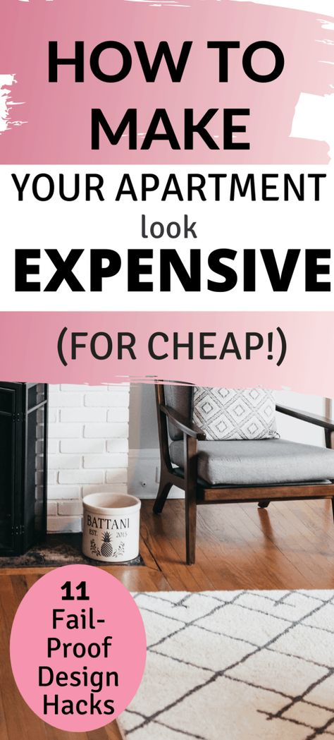 How to Make Your Apartment Look Expensive | 11 Fail-Proof Ways to Upgrade Your Space - Formal Normal Make Your Apartment Look Expensive, Apartment Decorating Hacks, Apartment Hacks, Apartment Decorating Living, Apartment Decorating On A Budget, Apartment Decoration, Cheap Apartment, Apartment Budget, Look Expensive