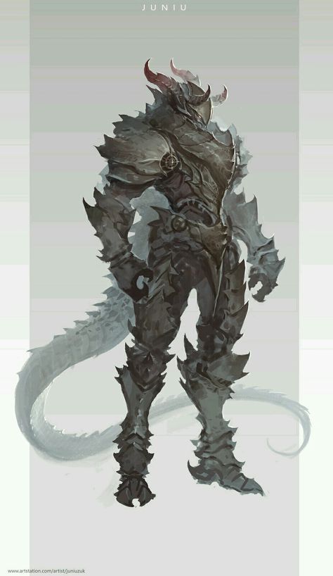 Demon Dragon Armor                                                                                                                                                                                 More Dragon Armor, 다크 판타지, Monster Concept Art, Fantasy Monster, Fantasy Armor, Creature Concept Art, Armor Concept, Fantasy Warrior, Arte Fantasy