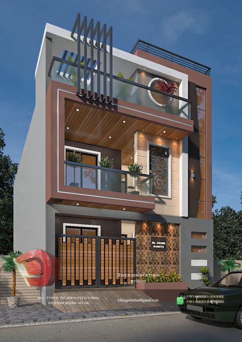 Architectural planning l 3D elevations l interior design Contact for 📲👇🏻(+91-88391-25592 / 96852-87590) ✨ residential and commercial projects design ✨ Exterior and interior design ✨ Landscape & Terrace garden design. ✨ planning according to vastu ✨ Walkthrough, Animation Landscape Terrace, Elevation Ideas, Loft House Design, Commercial Design Exterior, Indian House Plans, Small House Elevation, House Roof Design, Small House Front Design, Terrace Garden Design