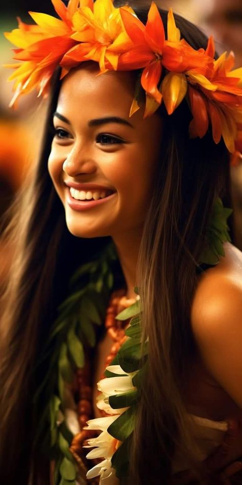 Hawaiian Woman Art, Maori Wallpaper, Polynesian Aesthetic, Mermay 2024, Samoan Women, Polynesian Women, Hawaiian Princess, Island Culture, Polynesian People