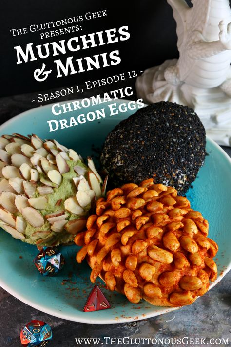 Dragon Eggs Recipe, House Of The Dragon Snacks, Dnd Dessert Ideas, D&d Party Food, Dungeons And Dragons Themed Food, Dungeons And Dragons Food Recipes, Dungeons And Dragons Food Ideas, House Of The Dragon Food, Dungeons And Dragons Snacks