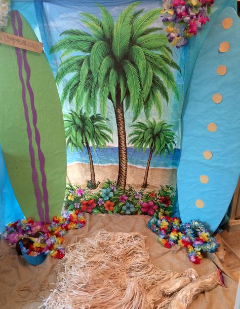 Luau Party Backdrop, Pirate Christmas, Festa Moana Baby, Hawaii Theme, Moana Theme, Luau Party Decorations, Aloha Party, Mauna Loa, Hawaiian Party Decorations