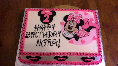 Minnie Mouse Flat Sheet Cake, Minnie Mouse Birthday Sheet Cake, Minnie Mouse Sheet Cake Ideas, Minnie Sheet Cake, Minnie Mouse Sheet Cake, Minnie Mouse Cake Design, Beauty And The Beast Cake Birthdays, Minnie Mouse Birthday Decorations, Minnie Mouse Birthday Cakes