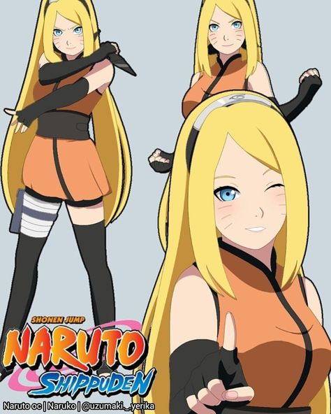 Naruto Hairstyles Female, Female Uzumaki Oc, Naruto Female Version, Naruto Sister, Naruto Female Oc, Fem Naruto, Skyrim Armor, Female Naruto, Naruto Clans