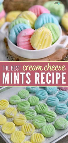 Cream Cheese Wedding Mints Recipe, Party Mints Cream Cheese, Homemade Candy Melts, Wedding Cream Cheese Mints, Cream Cheese Mints Recipe Wedding, Diy Butter Mints, Butter Mints Recipe Cream Cheeses, Wedding Mints Cream Cheese Candy Molds, Homemade Mints Cream Cheese