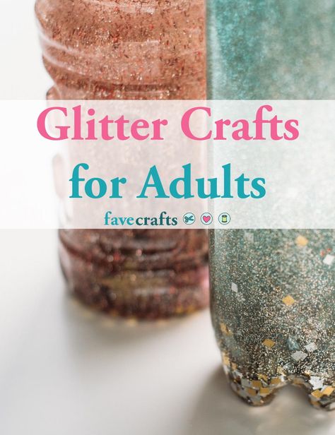 Glitter Projects For Adults, Sequin Crafts Diy, Glitter Glue Crafts, Glitter Glass Jars, Glitter Gift Ideas, Glitter Projects, How To Make Glitter, Sequin Crafts, Glitter Jars