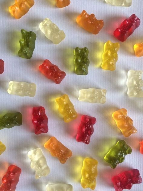 Pink Scrapbook Paper, Sweets Photography, Jelly Bear, Food Photography Lighting, Pink Scrapbook, Jelly Sweets, Jelly Bears, Candy Art, Bunny And Bear