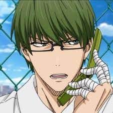 midorima shintarou - Google'da Ara Makoto Hanamiya, Midorima Shintarou, Green Characters, Generation Of Miracles, Kuroko Tetsuya, Kuroko's Basketball, Fictional Crushes, No Basket, Kuroko No Basket