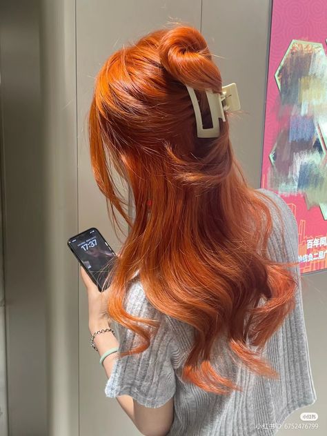 New Hair Colors 2024, Rosette Orange Hair, Hairstyles For Gingers, Hair Styles Ginger, Ginger Hair Hairstyles, Orange Red Hair Color, Straight Ginger Hair, Ginger Hair Styles, Orange Ginger Hair