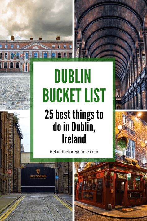 Dublin is Ireland's capital city and it has so much to offer. From famous Dublin landmarks to Trinity College Dublin and more, here are the 25 best things to do in Dublin, Ireland. #Dublin #Dublinbucketlist Things To Do In Dublin, Dublin Travel, Ireland Dublin, Ireland Travel Guide, Ireland Vacation, Visit Ireland, Countries To Visit, Voyage Europe, Destination Voyage