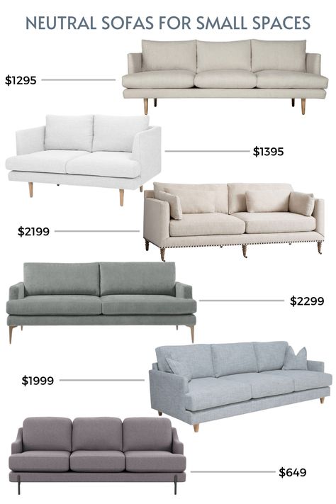 Couches for small spaces