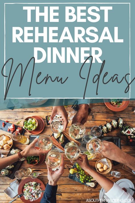 Plan the best rehearsal dinner menu with these rehearsal dinner ideas! Whether you're renting out a ballroom or planning a backyard rehearsal dinner, these rehearsal dinner menu ideas are delicious and fun! #rehearsaldinner #rehearsaldinnerideas #weddingdinnerideas #rehearsaldinnermenu #rehearsaldinnermenuideas #backyardwedding #backyardrehearsaldinner #rehearsaldinnerdecor #rehearsaldinnerthemes #rehearsaldinnerdecorations #champagnewall #dessertbar #donutwall Seafood Rehearsal Dinner, Wedding Rehearsal Dinner Themes, Diy Rehearsal Dinner Food, Rehearsal Dinner Food Ideas Buffet, Rehearsal Dinner Meal Ideas, Rehersal Dinner Meal Ideas, Dessert For Rehearsal Dinner, Rehearsal Party Ideas, Rehearsal Dinner Menu Ideas Food