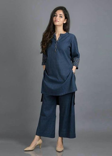 6 Hot Kurta Styles To Keep You Cool This Summer – Fashion in India – Threads Design Kurta, Simple Kurta, Simple Kurta Designs, Kurta Style, Simple Kurti Designs, Short Kurti, Salwar Kamiz, Casual Indian Fashion, Pakistani Fashion Casual