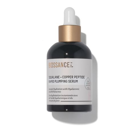 Powered by copper peptide and a trio of hydrators, Biossance Squalane + Copper Peptide Rapid Plumping Serum encourages a firmer, plumper complexion. Biossance Squalane, Copper Peptides, Skin Care Devices, Peptide Serum, Uneven Skin Texture, Beauty Vitamins, Space Nk, Beauty Gadgets, Skin Foundation