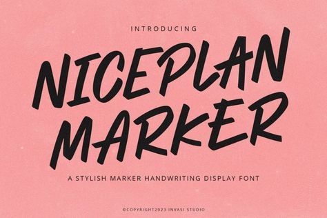 Niceplan font is meticulously crafted to replicate the organic feel of handwritten marker notes. This font achieves a realistic and natural appearance with its authentic marker look and Opentype ligature feature. Niceplan also supports multilingual characters, making it versatile for various language requirements. Try before you buy Niceplan font for iOS, Android, macOS, or Windows […] Get your free download of the Niceplan Font now at FreeFontDL - Free Font Download! Marker Font, Free Handwritten Fonts, Typography Packaging, Latest Fonts, Graphic Design Fonts, Commercial Fonts, Stylish Fonts, Creative Fonts, Font Free