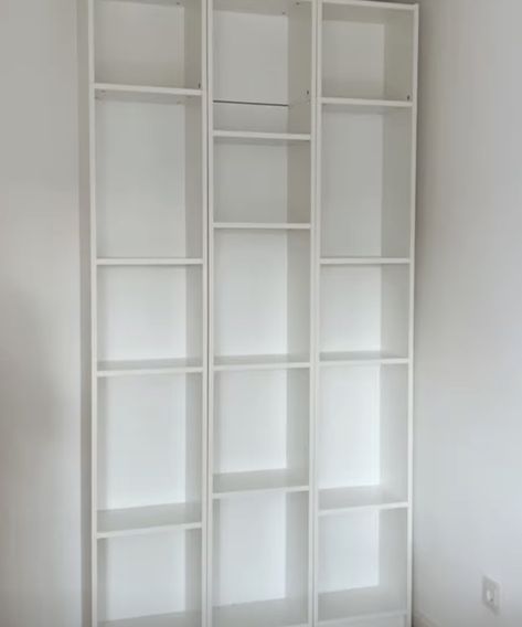 This IKEA BILLY hack is a gallery-inspired corner in a home | Livingetc Narrow Billy Bookcase Hack, Ikea Billy Hallway, Arch Billy Bookcase, Billy Bookcase Corner Hack, Ikea Billy Hack Bookshelves, Ikea Billy Bookcase Office, Billy Tv Wall, Ikea Besta Billy Combo, Ikea Billy Kids Room