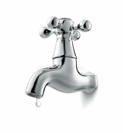 Tap. Leaking water tap isolated on white background , #Affiliate, #water, #Leaking, #Tap, #tap, #background #ad Still Life Pencil Shading, How To Save Water, Hair Stenciling, Tree Drawings Pencil, Bird Watercolor Paintings, Tap Tap, Silver Teapot, Pen Art Drawings, Pencil Shading