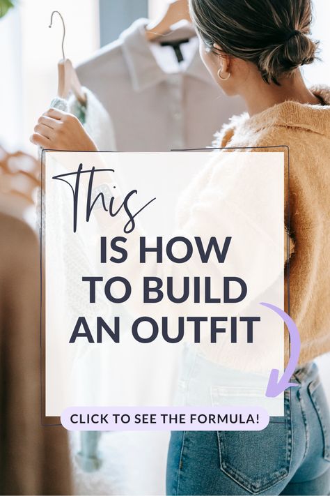 Build An Outfit, Capsule Wardrobe Women, Quoi Porter, Build A Wardrobe, Wardrobe Planning, Outfit Formulas, Fashion Fail, Jewelry Minimalist, In The Closet