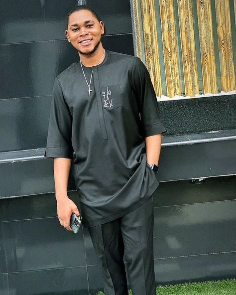 Stay blessed stay humble. God bless you 🤍 Men Native Styles Nigeria 2024, Native Style For Men 2024, Native Designs For Men, Pockets Fashion Details, Bridal Maid Dress, Aka Fashion, Native Styles For Men, Men African Wear, Native Outfits