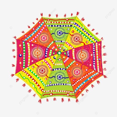 Rajasthani Decoration, Rajasthani Umbrella, Wedding Clipart Free, Umbrella Decor, Traditional Umbrella, Flower Umbrella, Beautiful Umbrella, Wedding Card Quotes, Indian Decoration