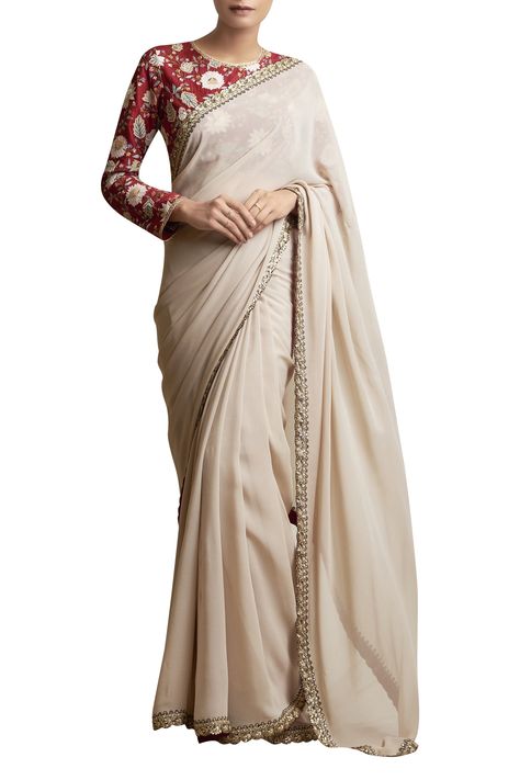 Sari Gown, White Sari, Saree Drapes, Wardrobe Goals, White Saree, Manish Malhotra, Blouse For Women, Indian Clothes, Beauty Awards