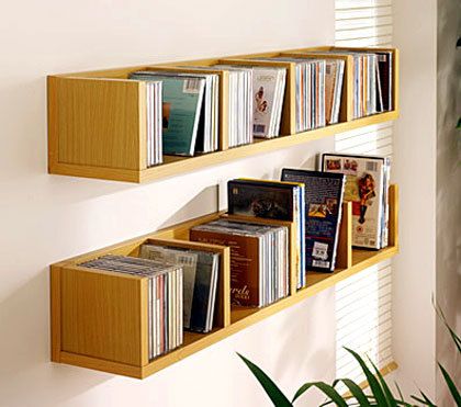 Dvd Shelf Ideas, Dvd Display Ideas, Cd Shelf Ideas, Cd Organization Ideas, Cd Display Ideas, Cd Storage Ideas, Acrylic Bookshelves, Dvd Storage Ideas, Bookshelf Tree