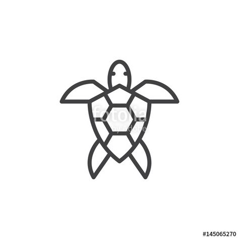 Sea turtle line icon, outline vector sign, linear style pictogram ... Tortoise Tattoo, Turtle Logo, Sea Turtle Tattoo, Beer Label Design, Small Tats, Zodiac Signs Chart, White Symbol, Doodle Tattoo, Turtle Tattoo