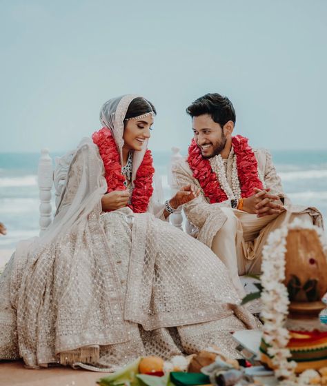 Inside Nikhita Iyar and Mukund Chillakanti’s fantasy-inspired wedding in Chennai | Vogue India Indian Weddings, Chennai Wedding, Indian Wedding Photography Couples, Wedding Planning Decor, India Wedding, Indian Fusion Wedding, Vogue India, Fusion Wedding, Indian Wedding Photography