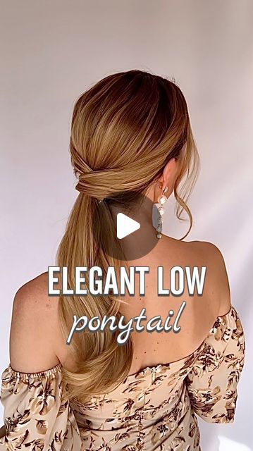 Low Twisted Ponytail, Easy Simple Hairstyles For Medium Hair, Perfect Ponytail Tutorial, Tie Hairstyle, Elaborate Hairstyles, Formal Ponytail, Prom Hairstyles Blackgirl, Low Ponytail Hairstyles, Ponytail Tutorial