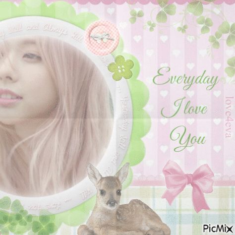 Everyday I Love You Moodboard Pink Soft, Unicorn Milkshake, Pink Gif, Loona Vivi, Vivi Loona, 2016 Anime, Kpop Pink, Cute Banners, Kawaii Core